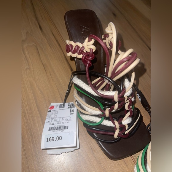 Cute Heel Sandals Créate for Zara Woman || Size 36 || - Picture 7 of 13